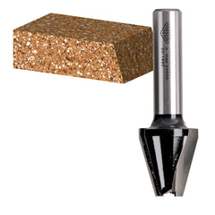 Carbitool - Solid Surface Bit 15 Deg. TCT, 2Flt 1/2 Shank | TSS 17 1/2