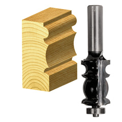 Carbitool - Face Moulding Bit 24.0 TCT 1/2 Shank W/bear | TFM 18 B 1/2