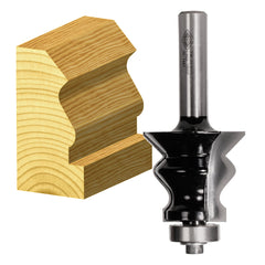 Carbitool - Face Moulding Bit 1.3/4 TCT 1/2 Shank W/bear | TFM 30 B 1/2