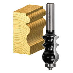 Carbitool - Face Moulding Bit 24.0 TCT 1/2 Shank W/bear | TFM 12 B 1/2