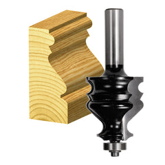 Carbitool - Face Moulding Bit 1.1/2 TCT 1/2 Shank W/bear | TFM 36 B 1/2