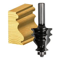 Carbitool - Face Moulding Bit 1.1/2 TCT 1/2 Shank W/bear | TFM 42 B 1/2