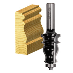 Carbitool - Face Moulding Bit 1.1/8 TCT 1/2 Shank W/bear | TFM 54 B 1/2