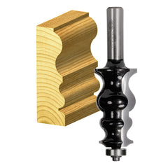Carbitool - Face Moulding Bit 1.1/4 TCT 1/2 Shank W/bear | TFM 80 B 1/2