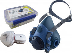 Maxisafe Maxiguard Half Mask Silicone Painters Kit w/ A1P2 Cartridges (Boxed Kit) | R7500PK