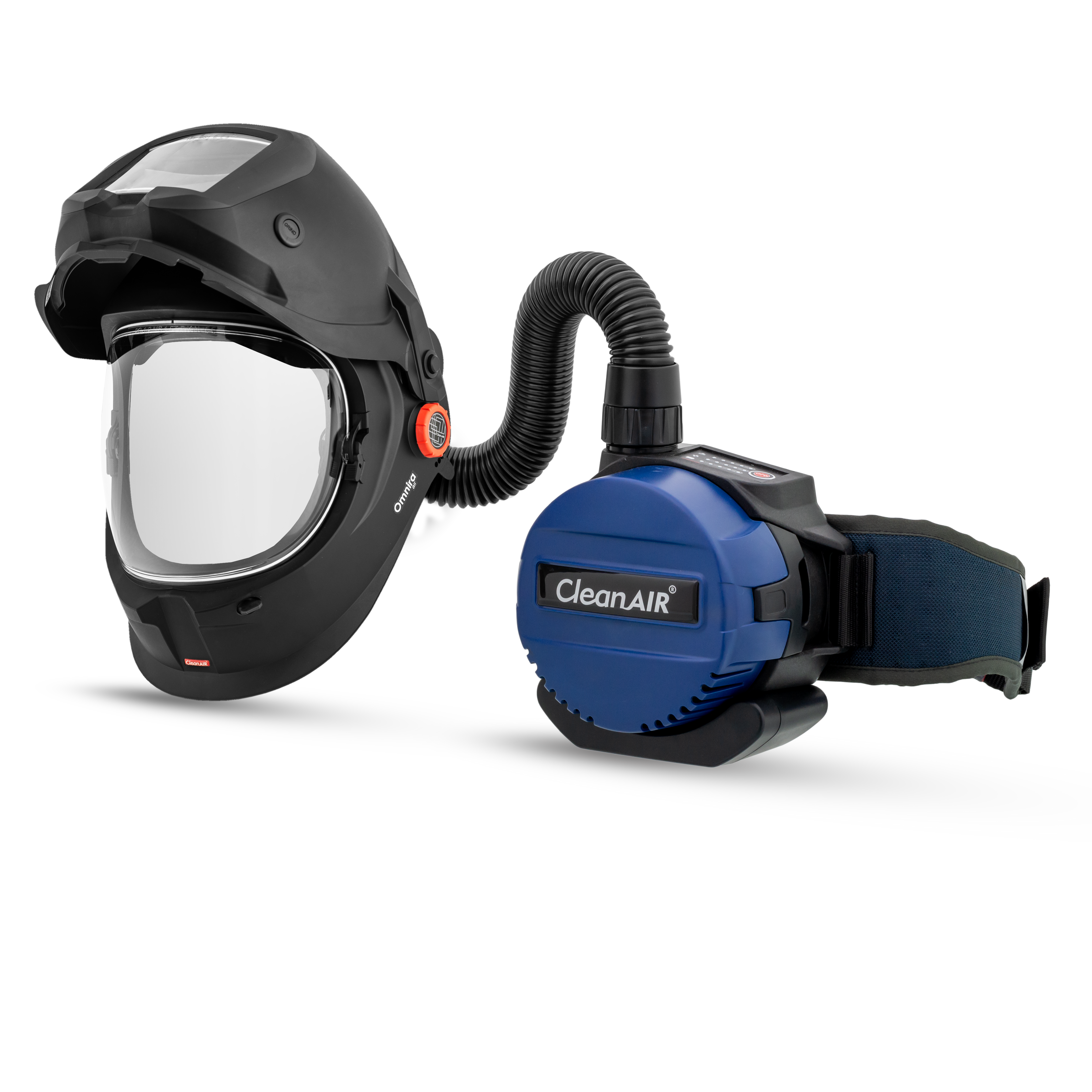 Ready 2 Weld Kit - CleanAIR Basic & Omnira COMBI Flip-Up Welding Helmet in Premium Duffel Bag | R813201