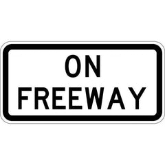 Uniform Safety Signs - 900 x 450mm - Aluminium - Class 1 - on Freeway | R9-5D