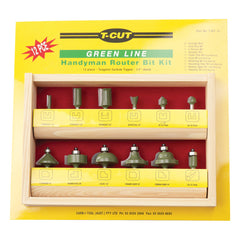 Carbitool - Router Bit Set 12 Piece - 1/4 Shk Tct | TKIT-12