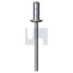 Hobsons - #64 - 73as2 - Alum 5052 Steel Zp Rivet Dome Head Multi-Grip - Plain | R9P73MAS604