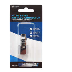 Macnaught - Nitto Style Plug 1/4" BSP | RA-20PF