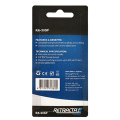 Retracta - Nitto Style Coupler 3/8" BSP