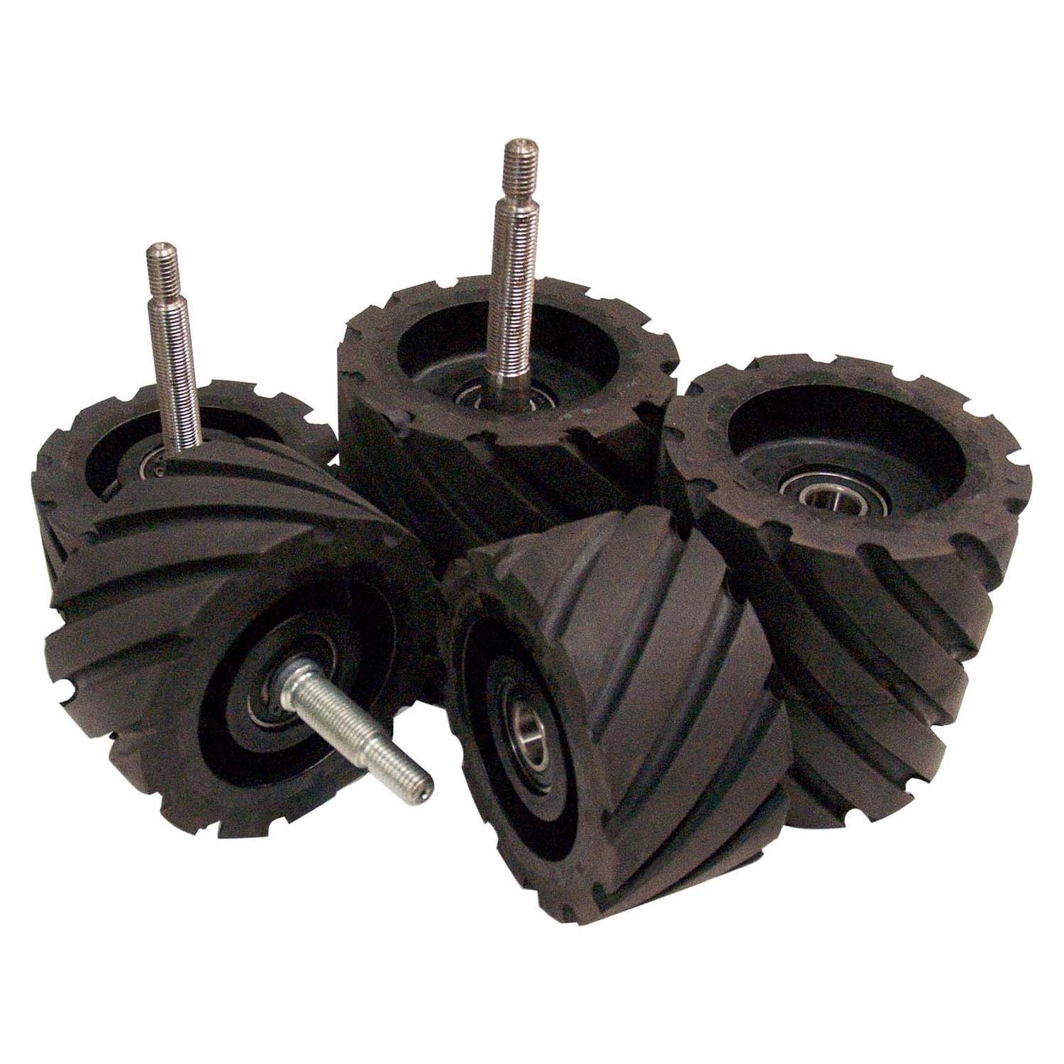Garrick Herbert - Linishall Rubber Contact Wheels | RCW-A Replacement Wheel - Suits - with Spindle