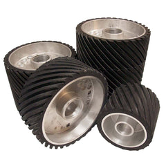 Garrick Herbert - Linishall Rubber Contact Wheel Only - 200mm dia x 220mm wide (8” x 9”) | RCW200/220