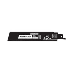 Alpha-Destructor Demolition - Metal - Recip Blade, 10 Tpi, 150Mm - 5 Pack