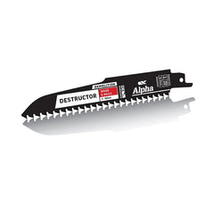 Alpha-Destructor Demolition - Wood & Nails - Recip Blade, 5 Tpi, 150Mm - 2 Pack
