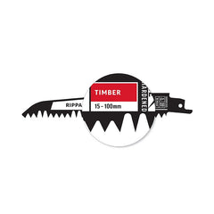 Alpha-Rippa - Timber - Recip Blade, 5 Tpi, 150Mm - 5 Pack