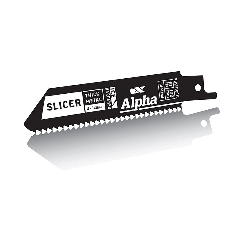 Alpha-Slicer - Metal - Recip Blade, 10 Tpi, 100Mm - 2 Pack