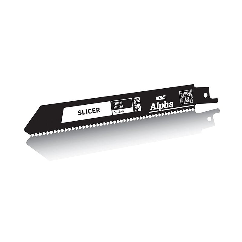 Alpha-Slicer - Metal - Recip Blade, 10 Tpi, 150Mm - 2 Pack