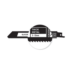 Alpha-Slicer - Metal - Recip Blade, 10 Tpi, 150Mm - 2 Pack