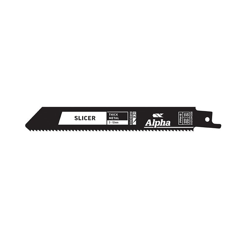 Alpha-Slicer - Metal - Recip Blade, 10 Tpi, 150Mm - 5 Pack