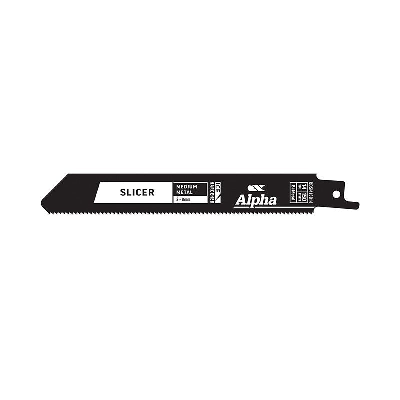 Alpha-Slicer - Metal - Recip Blade, 14 Tpi, 150Mm - 5 Pack