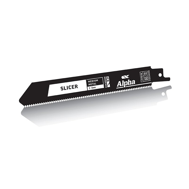 Alpha-Slicer - Metal - Recip Blade, 14 Tpi, 150Mm - 5 Pack