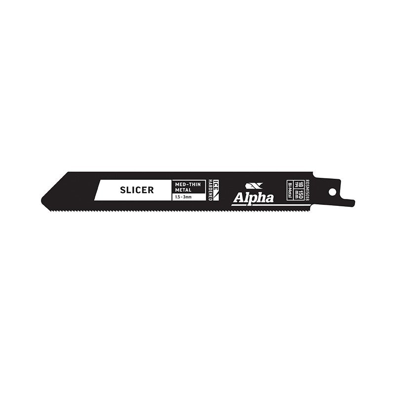 Alpha-Slicer - Metal - Recip Blade, 18 Tpi, 150Mm - 5 Pack