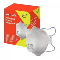 Maxisafe - Maxisafe 3-Panel Flat Fold Respirator, Box Of 20 | RES512