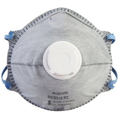 Maxisafe - Maxisafe P2 Conical Respirator With Carbon And Valve, Box 10 | RES515
