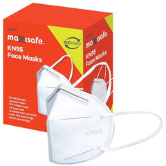 Maxisafe - Kn95 Flatfold Mask With Earloops - Carton Of 12 | RES833-12