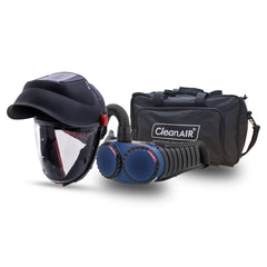 Maxisafe CA-40GW Hard Hat with Flip-up Welding & Grinding Shield and AerGO PAPR Unit and Storage Bag | RGW1145