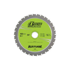 Austsaw - 160Mm (6 1/4In) Rotary Hacksaw Blade - 20Mm Bore - 30 Teeth
