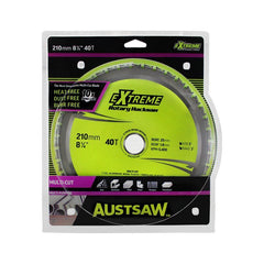 Austsaw - 210Mm (8In) Rotary Hacksaw Blade - 25Mm Bore - 40 Teeth