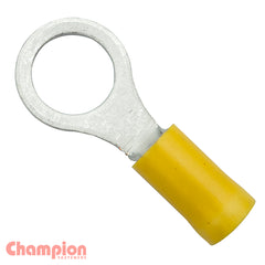 Champion - CRIMP TERMINALS RING YELLOW 10mm | 53-10