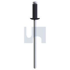 Hobsons - #43 - Monument 73as2 - Alum 5052 Steel Zp Rivet Dome Head Open | RMO73OAS403