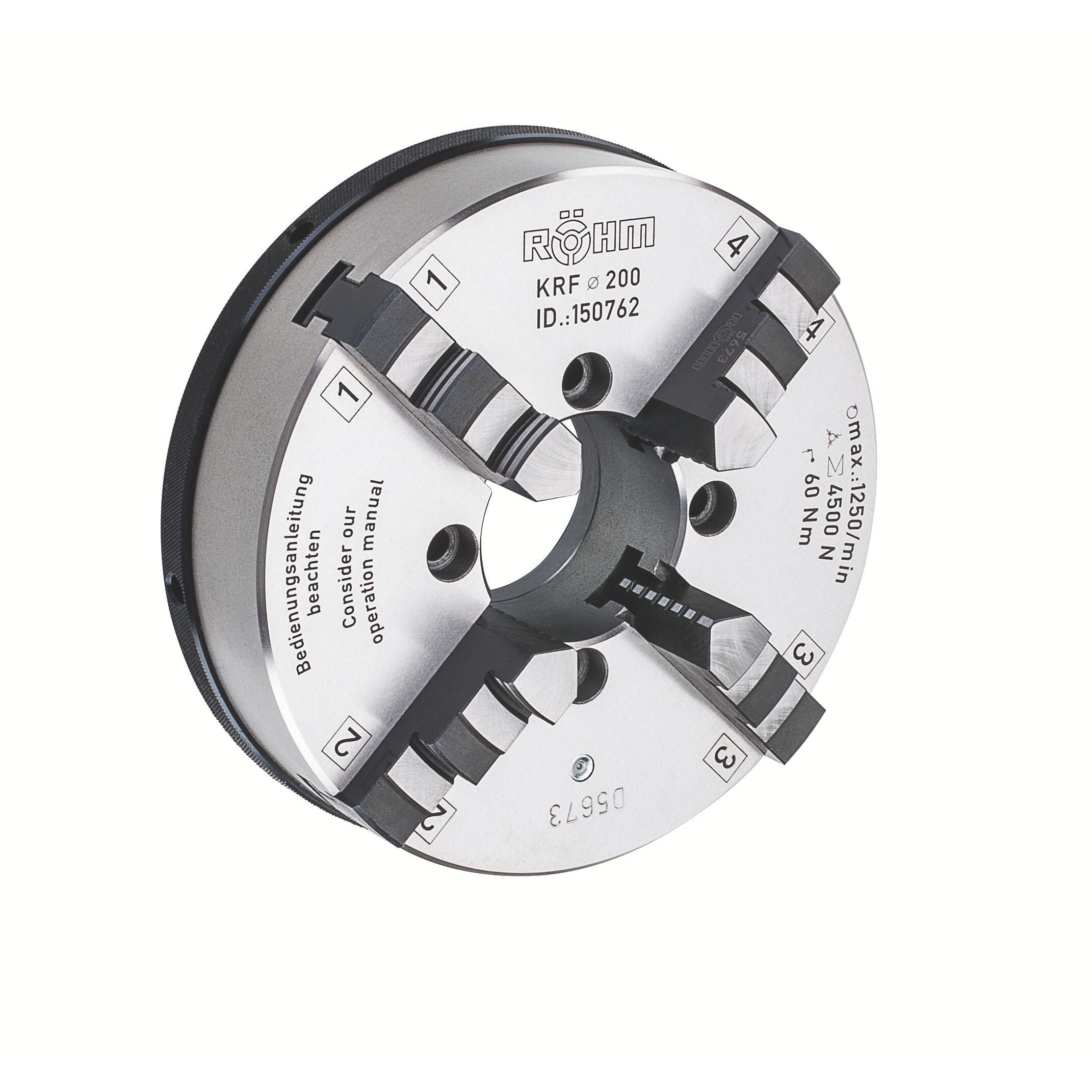 Röhm - Lever Scroll Chuck Krf 125-4 | ROM1-150758