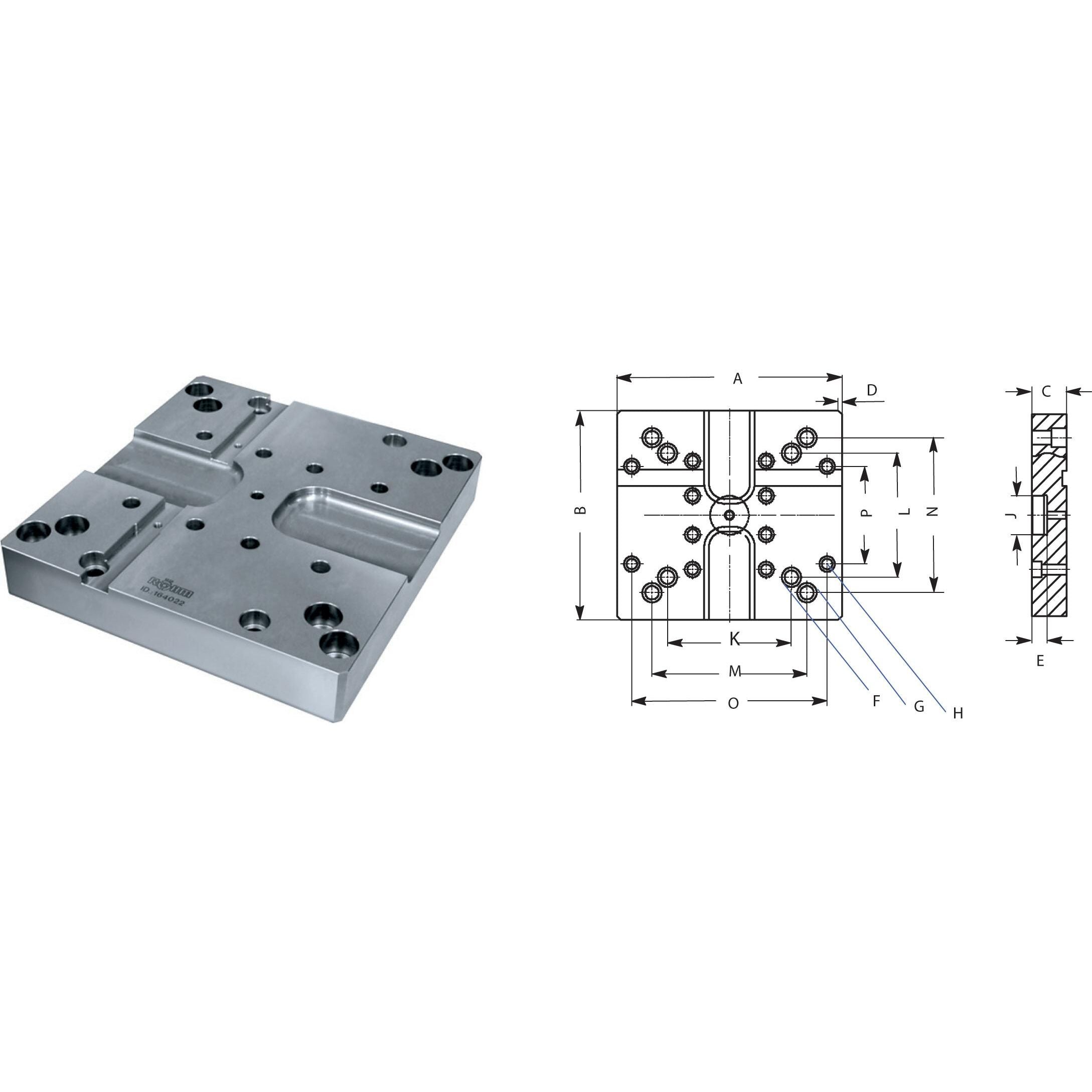 Röhm - Basic Plate Cp Duo-Tower Rkd-92+Rkd-M92 | ROM1-164016