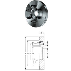 Röhm - Adaptor Plate 250  T5/55029 | ROM1-319682