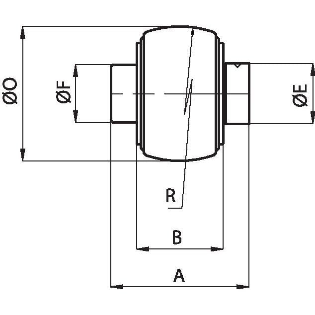 Röhm - Convex Roller Rb Slzn-1152 | ROM1-649515