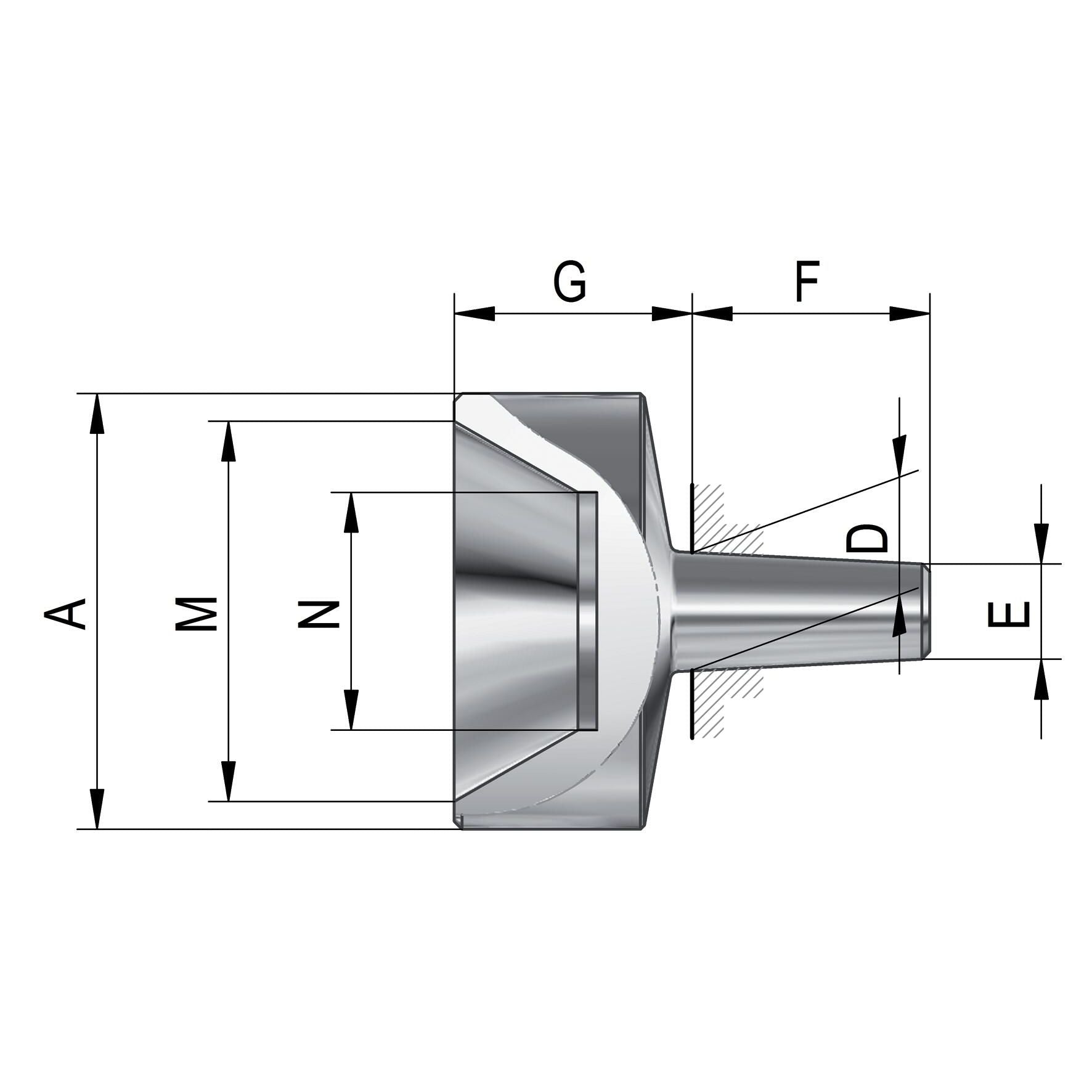 Röhm - Insert/Centreless Workp. F.108A | ROM1-70710