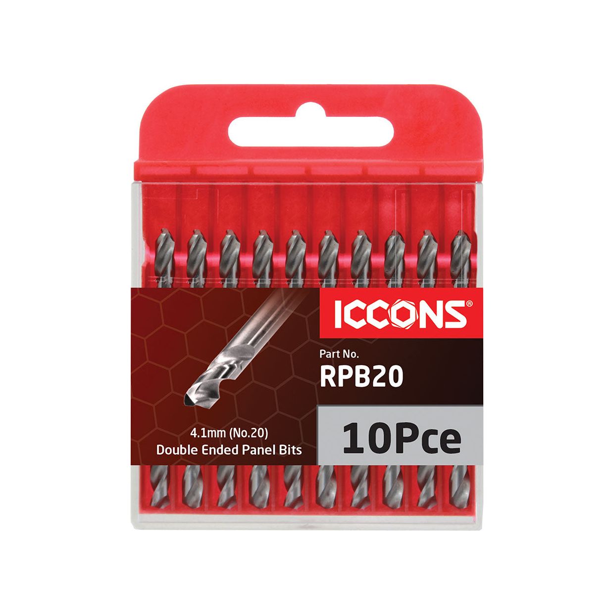 ICCONS® - Panel BIts 4.1mm (# 20) - Pack Of 10 | RPB20