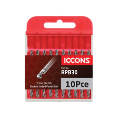 ICCONS® - Panel BIts 3.3mm (# 30) - Pack Of 10 | RPB30