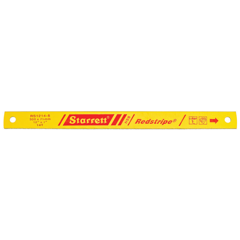Starrett - Power Hacksaw  Redstripe  12inx1inx14tpi (SINGLES) | RS1214-5