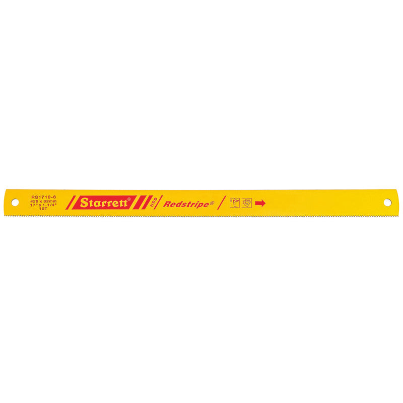 Starrett - Power Hacksaw Redstripe 17inx1.1/4inx10tpi (SINGLES) | RS1710-6