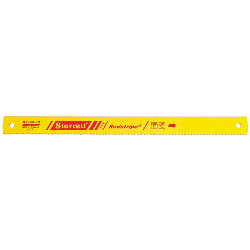 Starrett - Power Hacksaw Blades Bi-Metal 400mm x 32mm x 2mm x 10TPI (SINGLES) | RS400-10