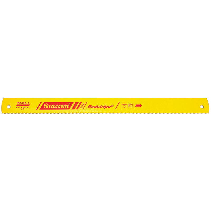 Starrett - Power Hacksaw Blades Bi-Metal 600mm x 50mm x 2.5mm x 6TPI (SINGLES) | RS600-6