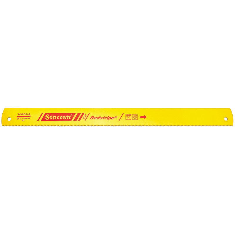 Starrett - Power Hacksaw Redstripe 650x55x2.5x6tpi (SINGLES) | RS650-6