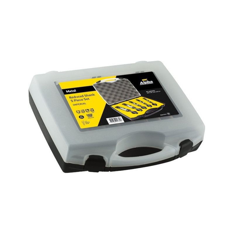 Alpha-5 Piece | Reduced Shank Imperial Drill Set