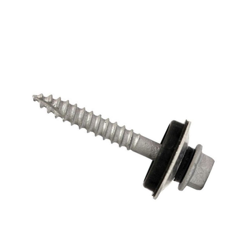 Bremick - Type 17 Screw Hex Class 4 with Bonded Aluminium Washer 14-10 x 125mm – Surfmist (Box of 250)