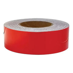 Uniform Safety Signs - 50mm x 5mtr - Class 2 Reflective Tape - Red | RT1R